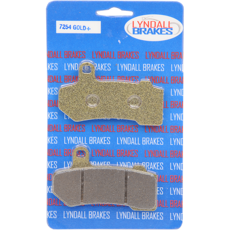 LYNDALL RACING BRAKES LLC 08-19 FLHT FRT GOLD PLUS BR/PADS 1720-0065