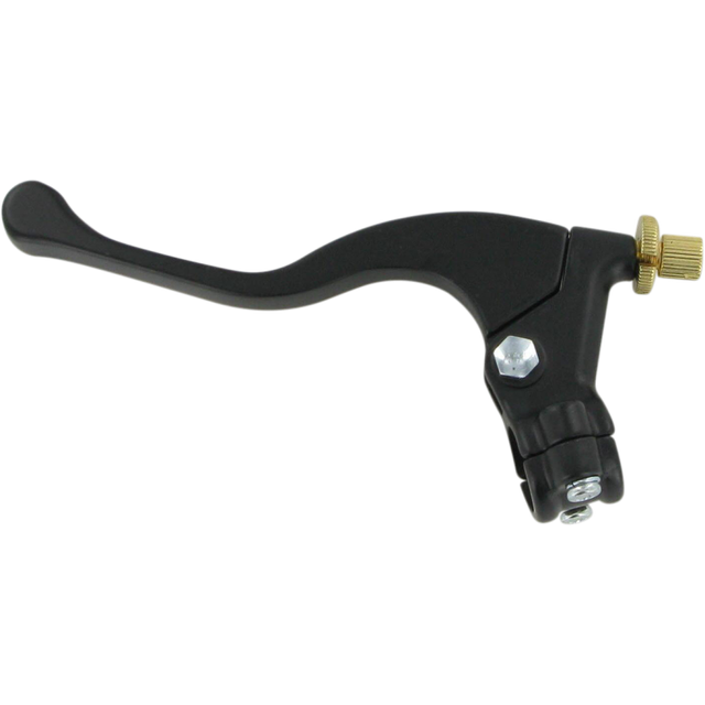PARTS UNLIMITED SHORTY STYLE LEVER HON-BLACK-LEFT 43-1104L