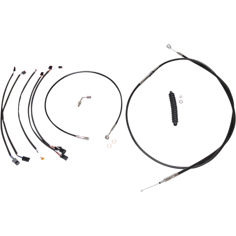 MAGNUM CONTROL CABLE KIT - XR - BLACK/CHROME 489961
