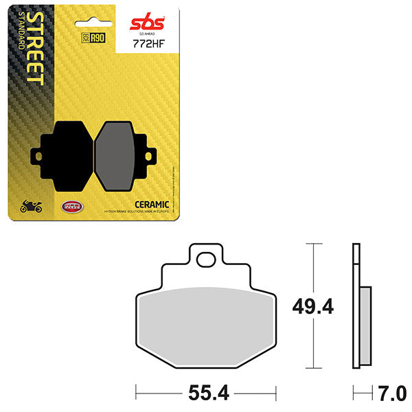 SBS ATV/UTV CERAMIC BRAKE PAD  6190772100