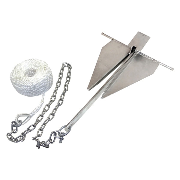 KIMPEX ANCHOR KIT #8 SHACLE 5/16"X6 CHAIN 100 50986