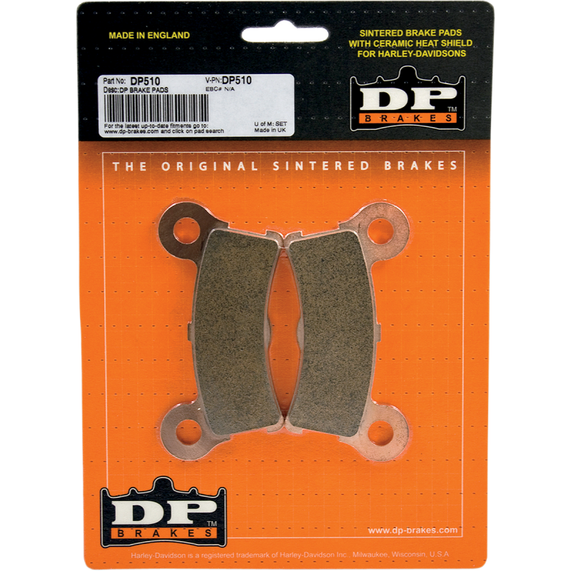 DP BRAKES DP510 STANDARD COMPOUND BRAKE PAD SET DP510