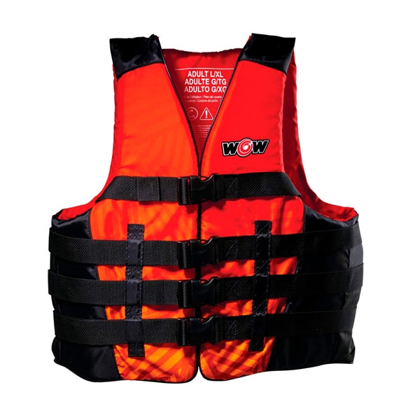 WOW VEST LIFE POLYESTER L/XL RD 24-WLV-5913