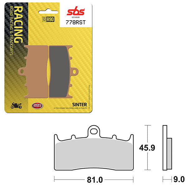 SBS ROAD RACING & TRACKDAYS SINTER BRAKE PAD  6470778100