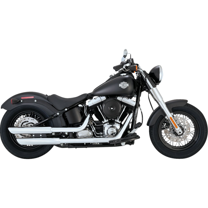 VANCE & HINES MUFFLERS 3"CHR TW SLASH 7-17 SOFTAIL 16341