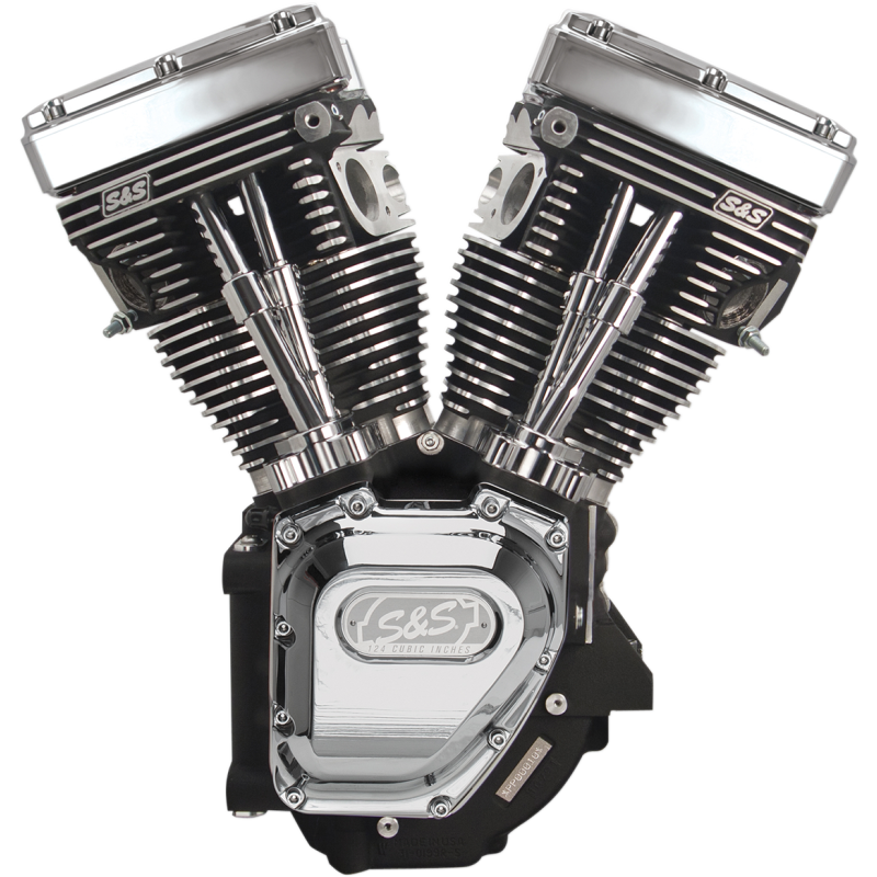 S&S CYCLE 99-06 FLHT/99-05 FXD ENGINE T124LC BLK 310-0326A