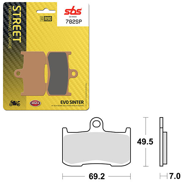 SBS SP EVO SINTER BRAKE PAD  6390782108