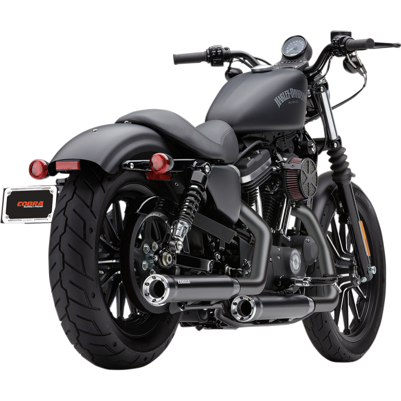 COBRA 14-17 XL 3" SO W/RACE-PRO TIP BLACK 6081RB
