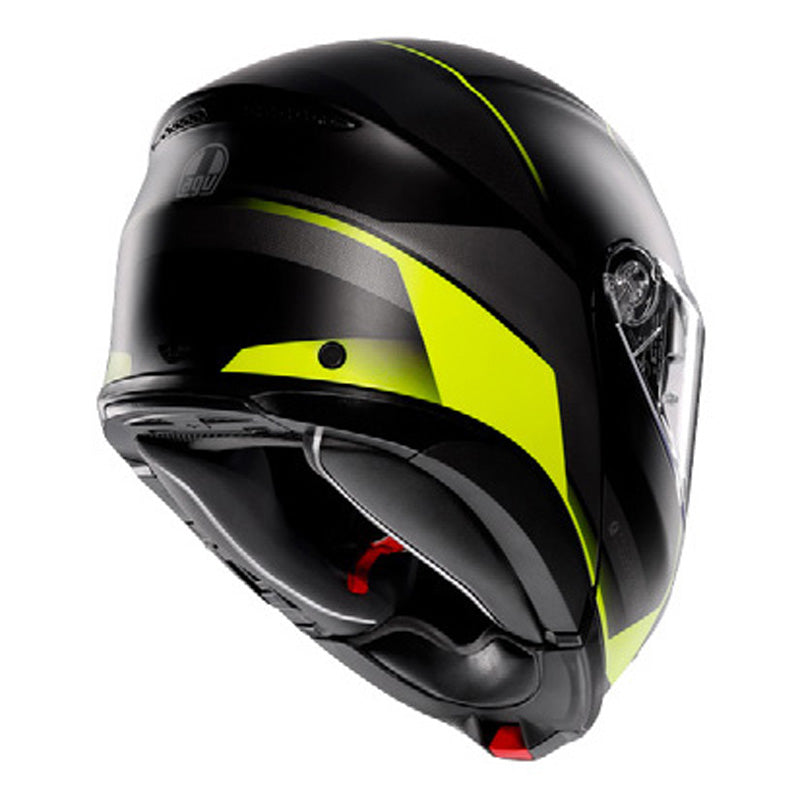 AGV TOURMODULAR PERCEPTION BLACK/GREY/YELLOW FLUO (M) 211251E2OY102M