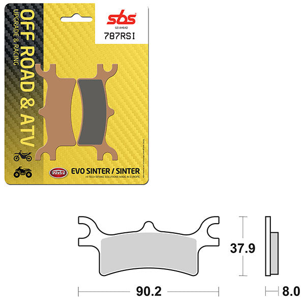 SBS EVO SINTER BRAKE PAD  6280787100