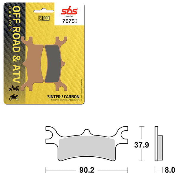 SBS ATV/UTV SINTER BRAKE PAD  6240787100