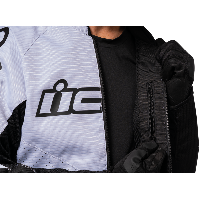 ICON HOOLIGAN CE JACKET WH XL 2820-5800