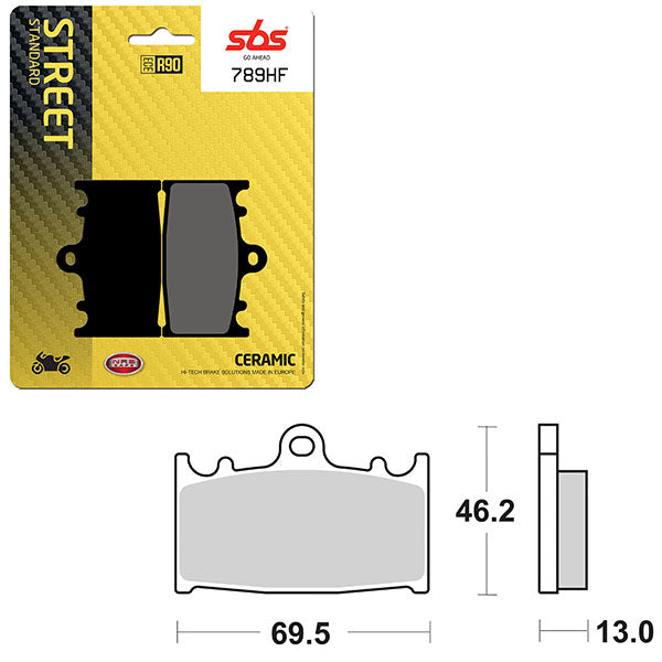 SBS ATV/UTV CERAMIC BRAKE PAD  6190789100