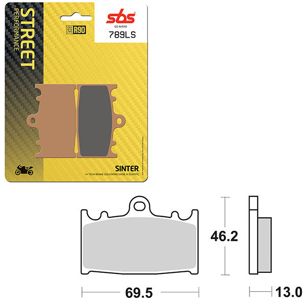 SBS PERFORMANCE LS SINTER BRAKE PAD  6260789100