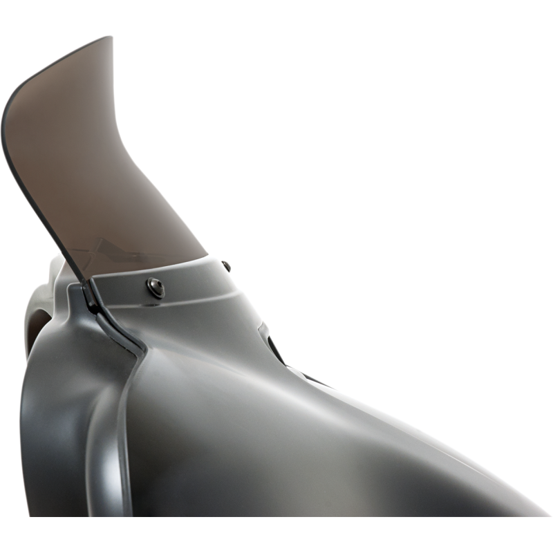 MEMPHIS SHADES HD FLH 6.5" SPOILER WINDSHIELD SMOKE MEP8621