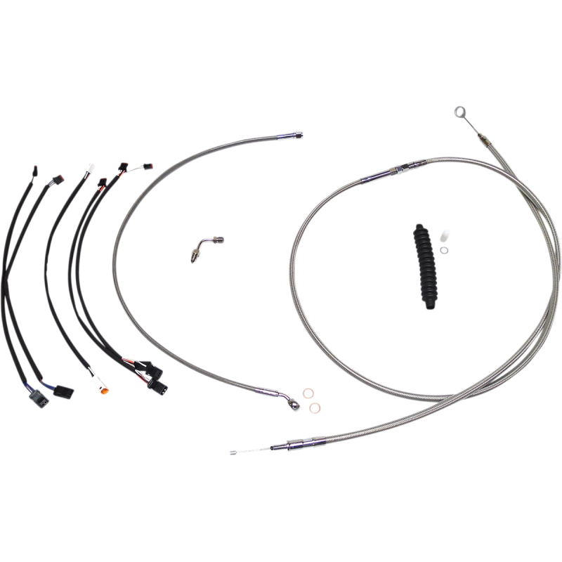MAGNUM CONTROL CABLE KIT - XR - STAINLESS STEEL/CHROME 589961