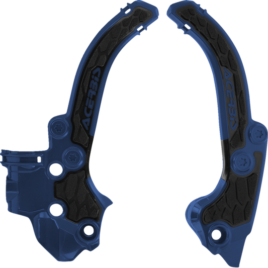 ACERBIS FRAME GUARDS- X-GRIP SX50:24 BLUE/BLACK 2985911034
