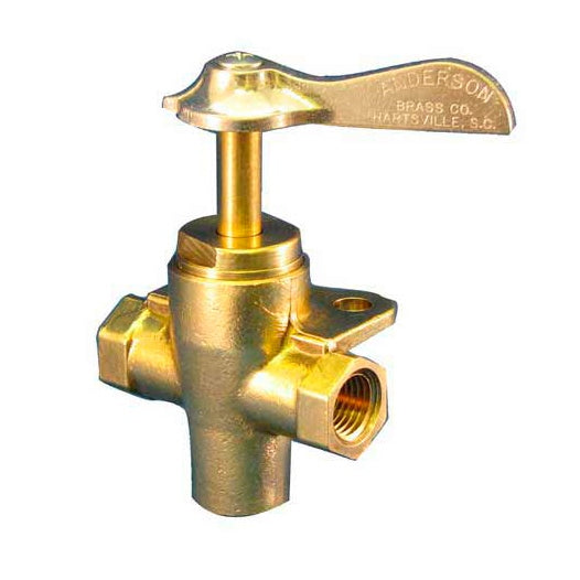 MOELLER THREE WAY VALVE BRASS 1/4" MOELLER 033302-10
