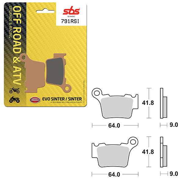 SBS EVO SINTER BRAKE PAD  6280791100