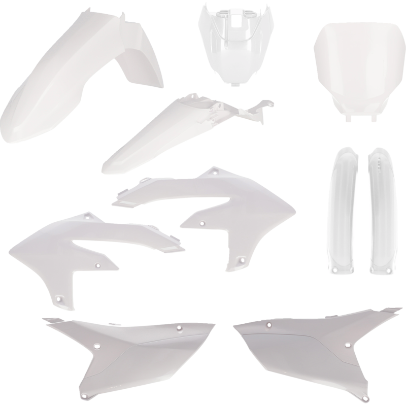 ACERBIS PLASTIC KIT- FULL YZ450F:23-23 (INCLUDES TANK COVER) WHITE 2979590002