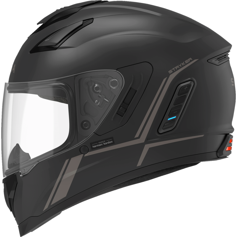 SENA STRYKER SMART HELMET FULL-FACE MATT BLACK XL SIZE DOT STRYKER-MB0XL1