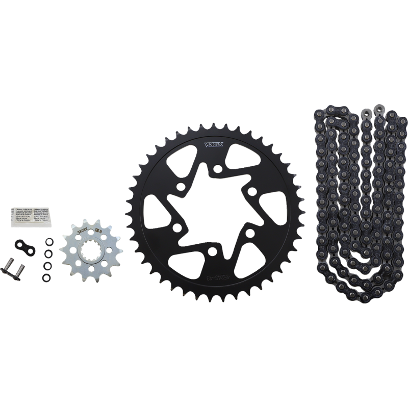 VORTEX CHAIN KIT ZX-6R BLACK CK4218