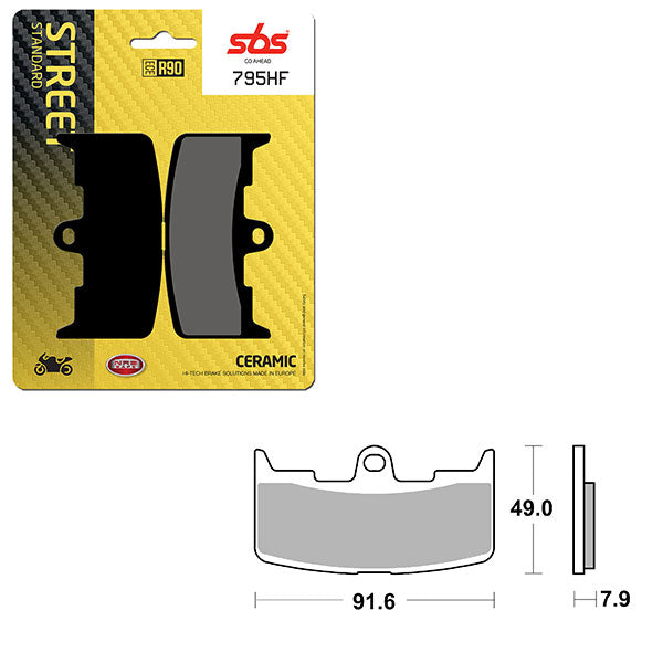 SBS ATV/UTV CERAMIC BRAKE PAD  6190795100