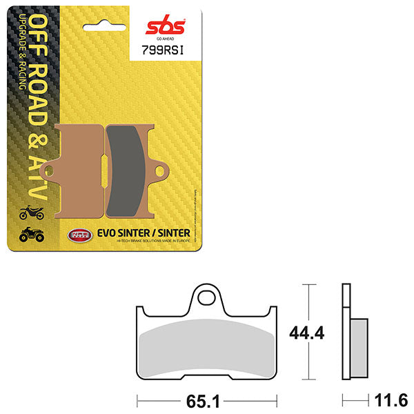 SBS EVO SINTER BRAKE PAD  6280799100
