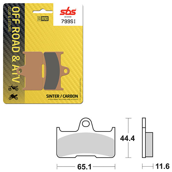 SBS ATV/UTV SINTER BRAKE PAD  6240799100