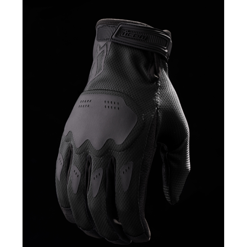 ICON HOOLIGAN INSLTD CE GLOVE BLACKK SM 3301-4487