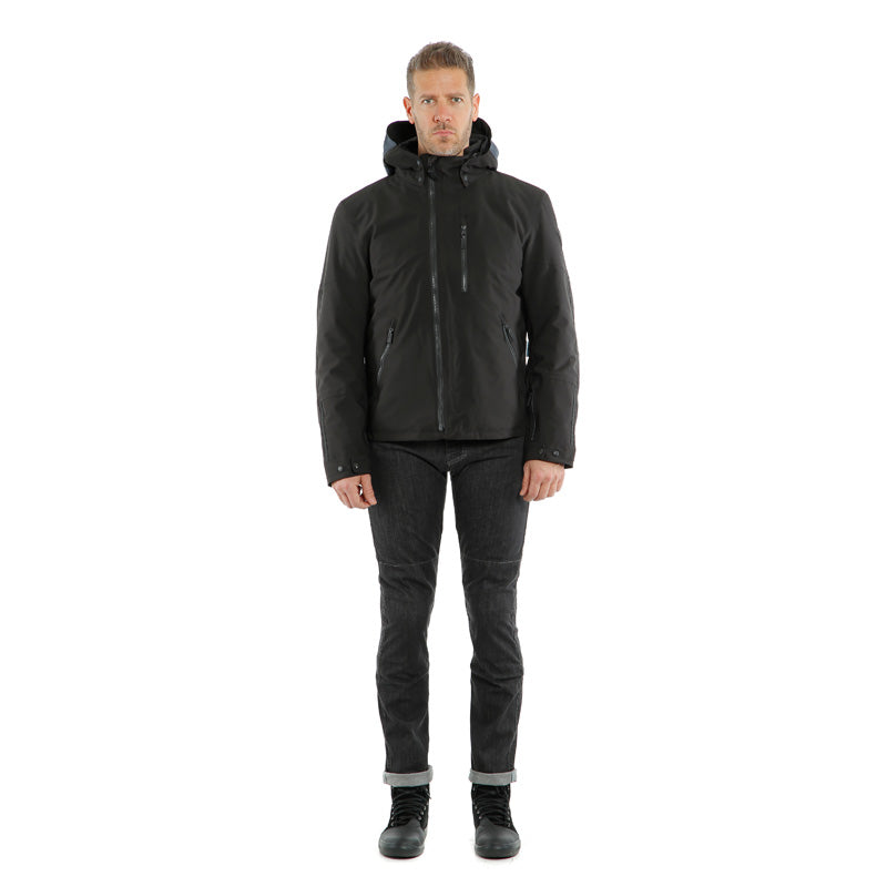 DAINESE MAYFAIR D-DRY JACKET EBONY/BLACK/BLACK 1654621-68C-46