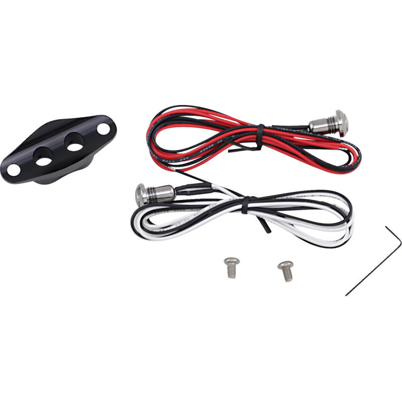 DRAG SPECIALTIES DUET H/BAR SWITCH KIT BLK 0616-0205