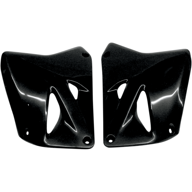 UFO RM125/250 01-08 RAD COVERS BLACK SU03987-001