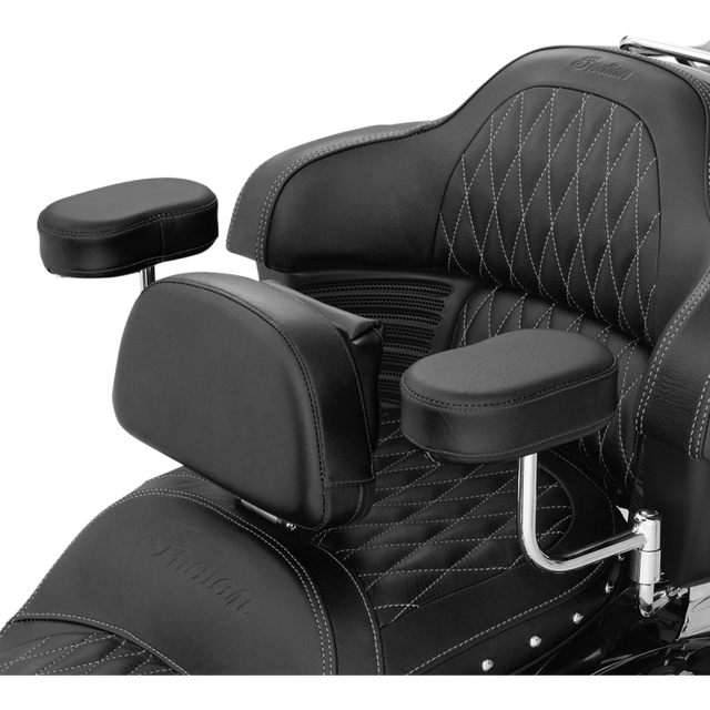 SHOW CHROME ARMREST INDIAN BLACK KT 30-202