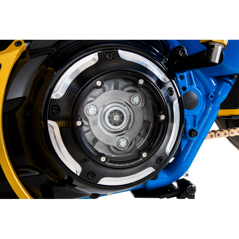 PERFORMANCE MACHINE COVER DERBY VISN 15+FL CC 0177-2083M-BM
