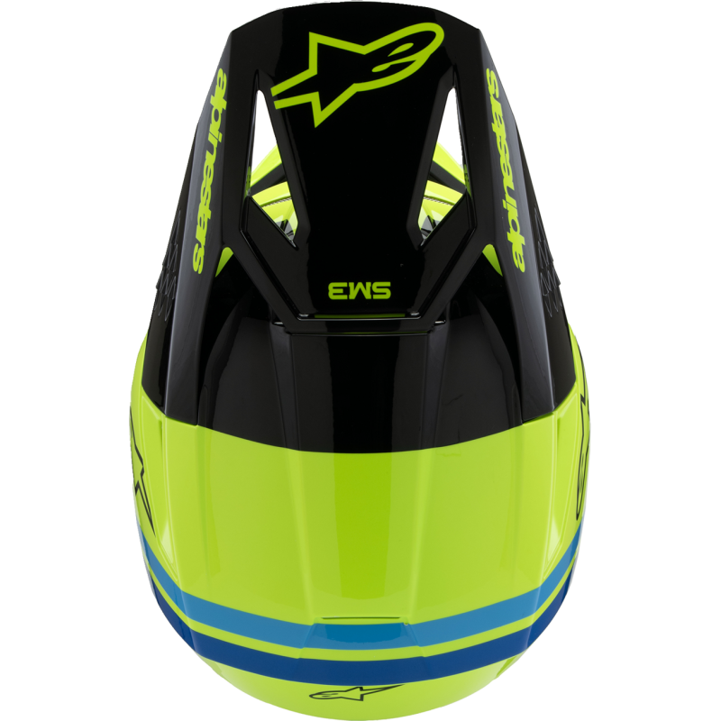 ALPINESTARS HELMET SM3 YTH  RADIUM Y/B/BL S ECE06 8301925-5017-YS