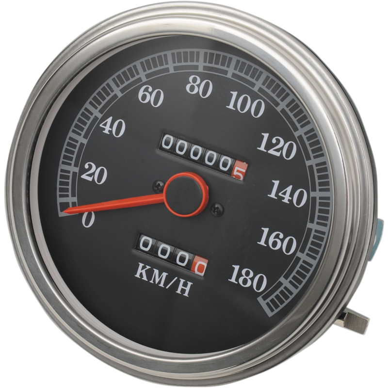 DRAG SPECIALTIES SPEEDO 2:1 89-95FACE KM/H 72422KMX