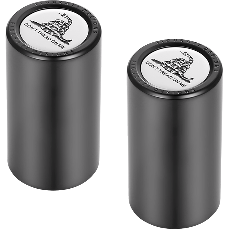 FIGURATI DESIGNS ND DOCKING COVERS BLACK WITH DTOM 25.2X46.5MM FD40-DC-25.2/46.5-BLK