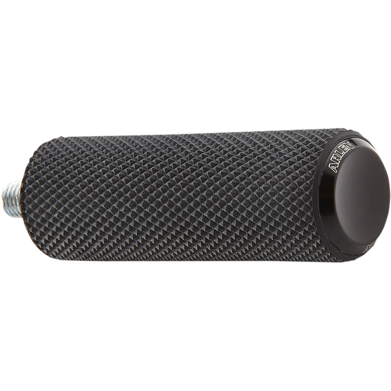 ARLEN NESS BRAKE/SHIFT PEG KNURLED RUBBER BLK 07-927