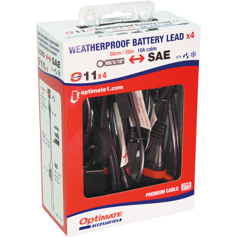 TECMATE OPTIMATE CABLE O-11 4PK O-11X4
