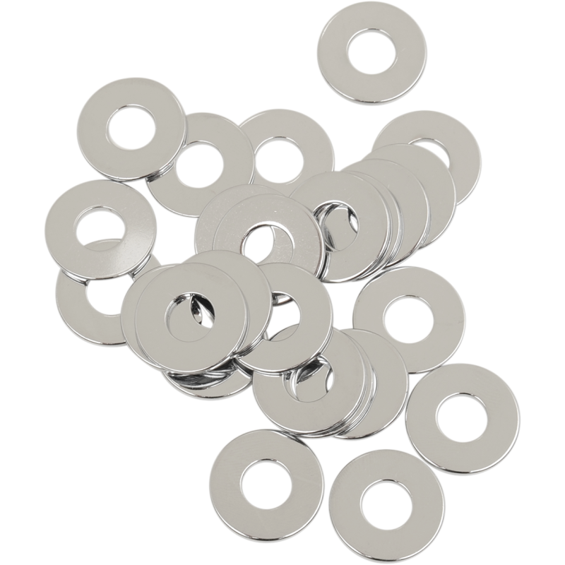 DRAG SPECIALTIES FLAT WASHERS CHRM 5/16 USS(25)CY-CHROME MPB595