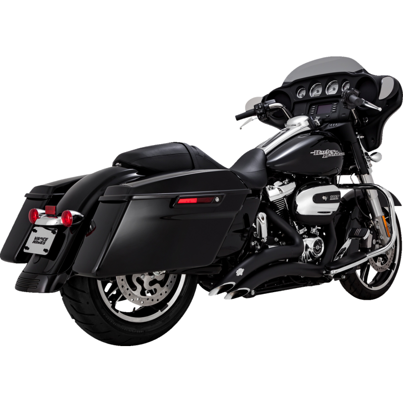 VANCE & HINES EXHAUST BIG RADIUS BLK PCX 17+FL 46373