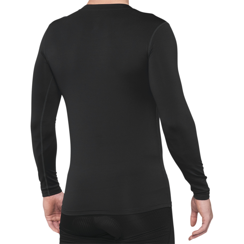 100% BASECAMP LONG SLEEVE BASE LAYER BLACK MD 40045-00001