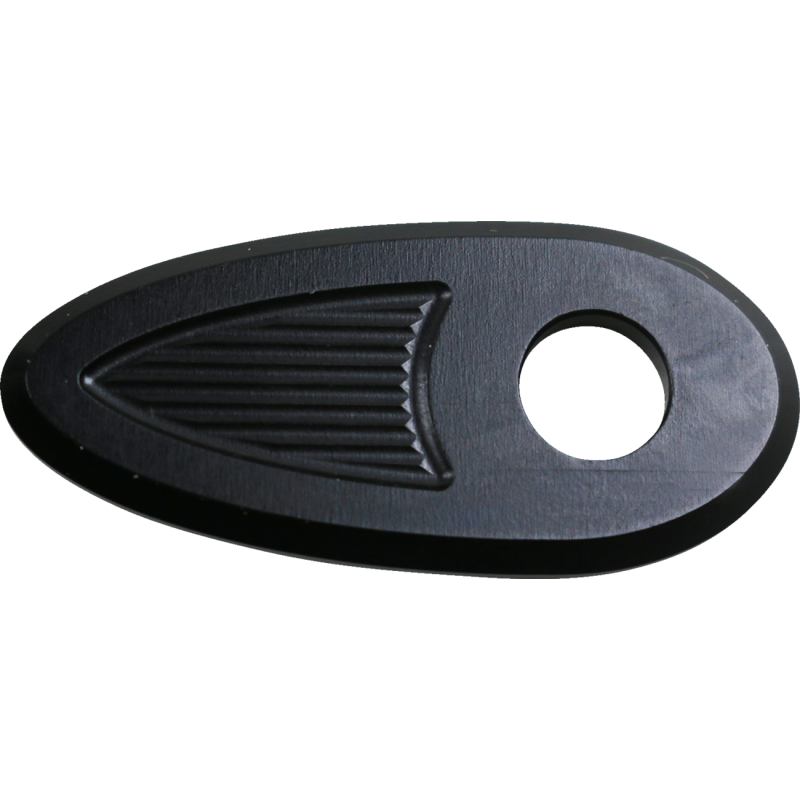 KODLIN FENDER STRUTS REAR INDICATOR ADAPTOR / COVER PLATE BLACK K68483