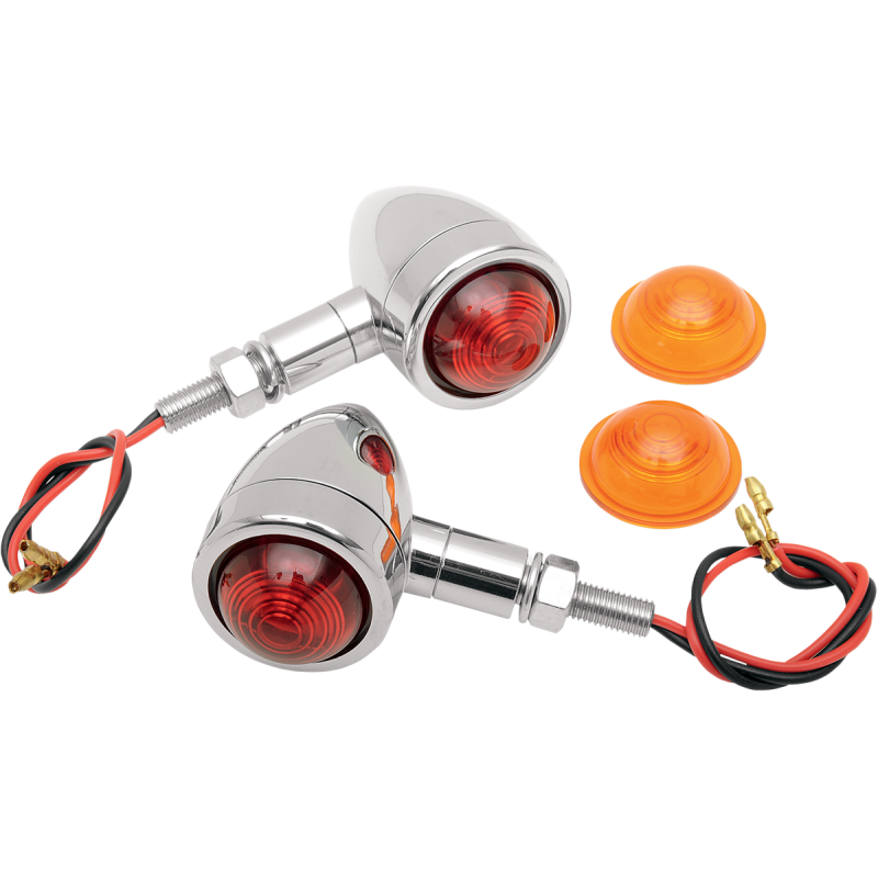 DRAG SPECIALTIES CUSTOM BULLET MARKER LIGHTS (PR) 2040-0276