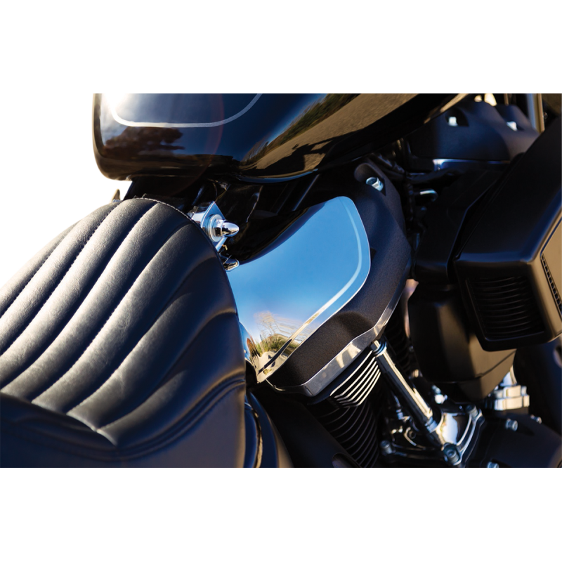 KURYAKYN 18-19 S/TAIL SADDLE SHIELDS REFLECT SMOKE PN 5789 KUR5789