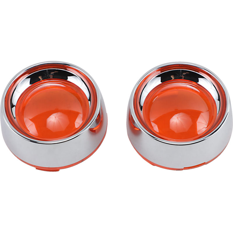 KURYAKYN BEZELS W/AMBER F/DEUCE STYLE T/SIGN (PR) PN 2108 KUR2108