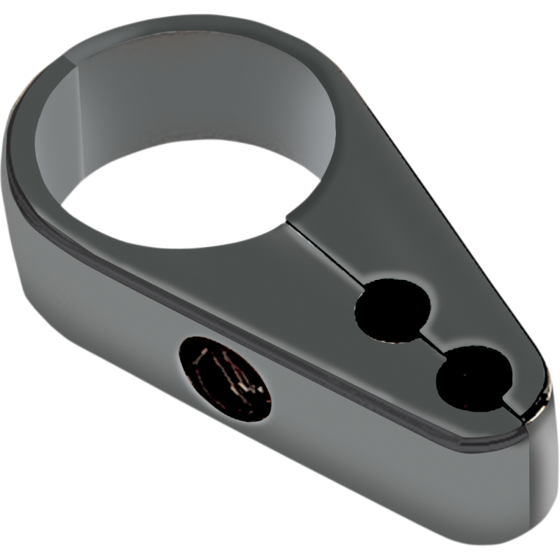 DRAG SPECIALTIES CLAMP 1.25" THR/IDL BLK 11-0275GB