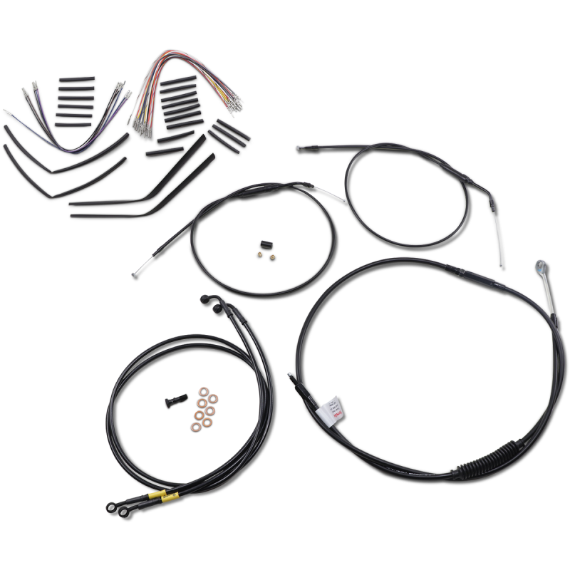 BURLY BRAND CONTROL KIT - 14" APE HANGER HANDLEBARS B30-1198