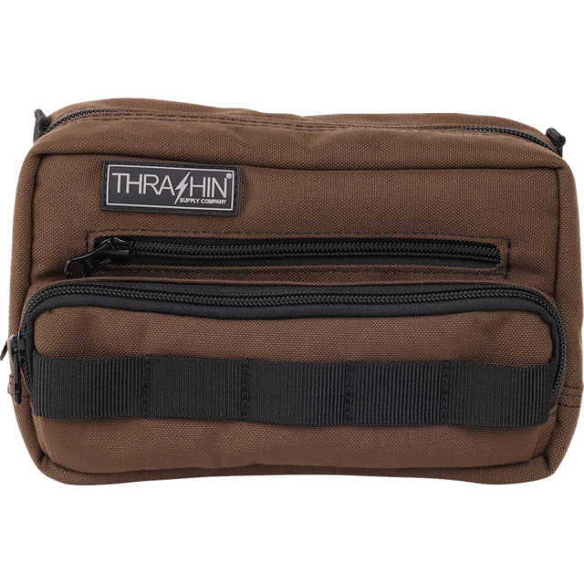 THRASHIN SUPPLY CO. BAG HANDLEBAR TSC PLUS BROWN THB-0009